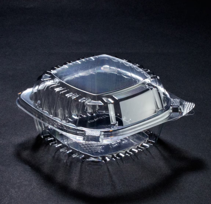 5" Clearseal hinged lid container