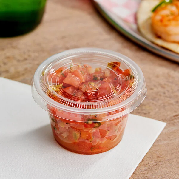 4 oz clear lid
