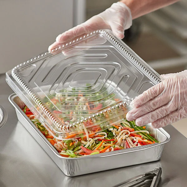 Dome Plastic Lid (Oblong Pan)