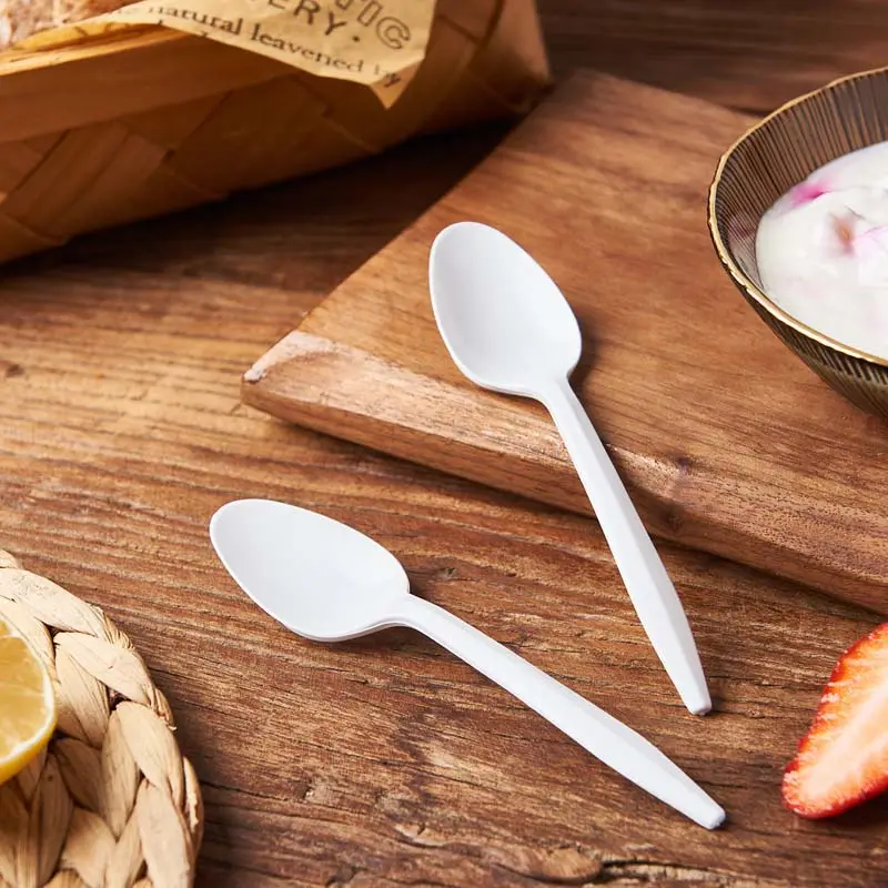 White medium weight spoon