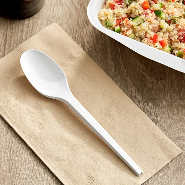 White heavy weight spoon