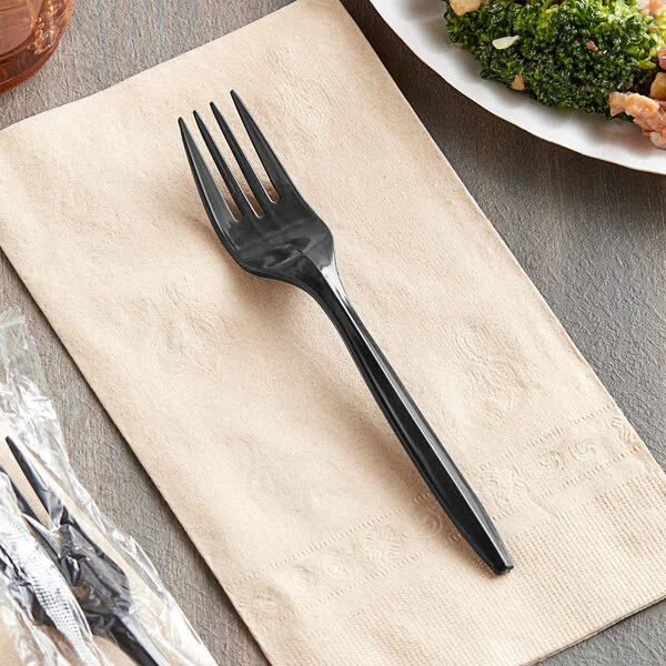Black fork individual wrap